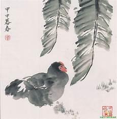 国画小鸡图片大全大图